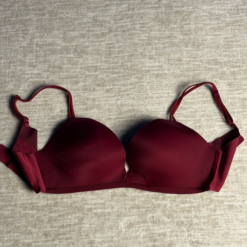 Elegant Burgundy Women's Bra